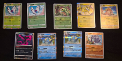 Nintendo Pokemon TCG s1aC 9-Card Chinese Lot Butterfree Jolteon Holo Foil - Image 1