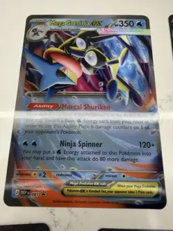 Pokemon TCG Jumbo/Oversized Card Lot (5 Cards-Zacian, Charizard, Greninja) - Image 4