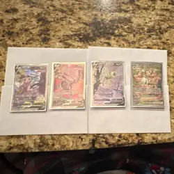 Pokemon TCG 4-Card Lot Mew V Genesect V Celebi V Gardevoir ex Holo EN - Image 1