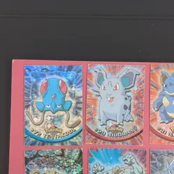 Topps Pokemon Topps Series 1 8-Card Holo Foil Lot Eng 1999 Tentacool - Image 2