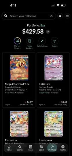 Pokemon 400+ Ex Card Lot - Over $400 Value - Collectr Screenshot In Pics - Image 4