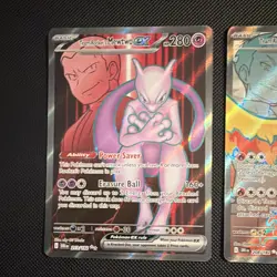 Pokemon TCG Destined Rivals Holo Full Art 6-Card Lot EN Mewtwo ex 213/182 Moltr - Image 2