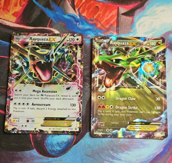 Pokemon TCG Rayquaza-EX Promo Holo Lot 2 XY Black Star Promos XY69 XY73 HP/LP - Image 1