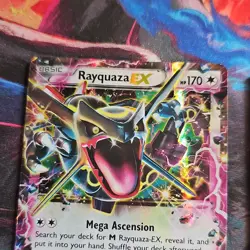 Pokemon TCG Rayquaza-EX Promo Holo Lot 2 XY Black Star Promos XY69 XY73 HP/LP - Image 2