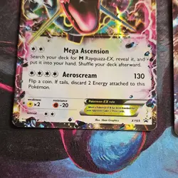 Pokemon TCG Rayquaza-EX Promo Holo Lot 2 XY Black Star Promos XY69 XY73 HP/LP - Image 3