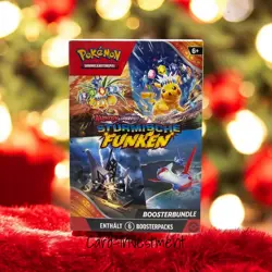 Pokemon Karmesin & Purpur Sturmische Funken Booster Bundle (6 Packs) Deutsch - Image 1