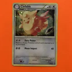 Clefable Holo Rare 1/95 LP Pokemon Card Call Of Legends 2011 TCG 01/95 - Image 2