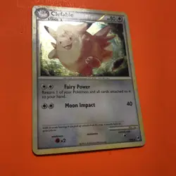 Clefable Holo Rare 1/95 LP Pokemon Card Call Of Legends 2011 TCG 01/95 - Image 4