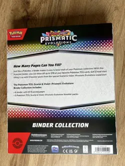 Pokemon TCG - Prismatic Evolutions Binder Collection New & Factory Sealed - Image 2
