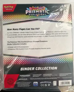 Pokemon TCG : Scarlet & Violet Prismatic Evolutions Binder Collection New Sealed - Image 2