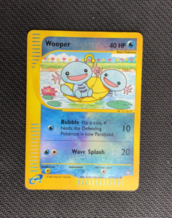 Wooper 117/147 Aquapolis Regular Common Pokemon TCG ENGLISH - LP - Image 1
