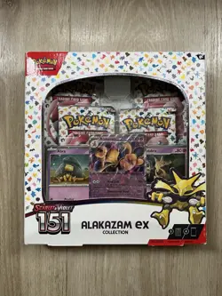1x Pokemon 151 Alakazam EX Collection Box | Scarlet & Violet | New & Sealed 820650853128 - Image 3