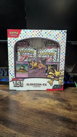 Pokemon TCG Scarlet & Violet 151 Alakazam EX Collection Booster Box 820650855269 - Image 1