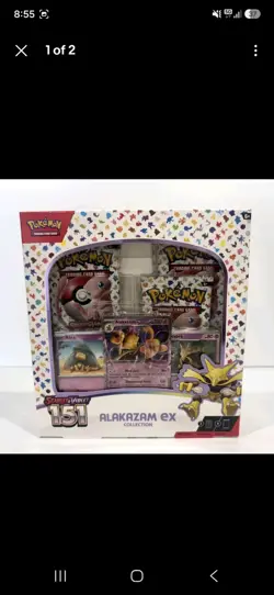 Sealed Alakazam EX Collection Box - Pokemon - Scarlet & Violet 151 - Image 1