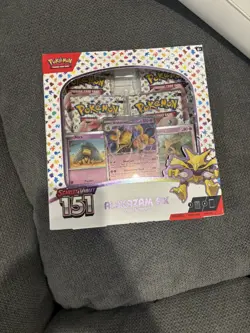 Pokemon TCG Scarlet & Violet 151 Alakazam Ex Collection Box Sealed - Image 1