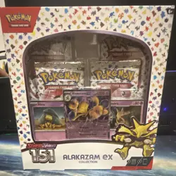 Pokemon TCG Scarlet & Violet 151 Alakazam ex Collection Box English 1 Box - Image 1