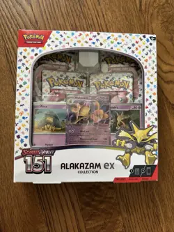 Pokemon 151 Scarlet & Violet Alakazam ex Collection Booster Box TCG Sealed - Image 1