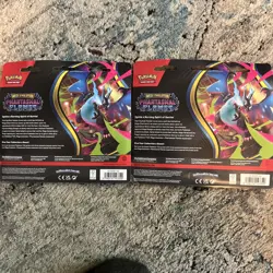 Pokemon TCG Mega Evolution Phantasmal Flames Weavile 3 Pack Blister - LOT OF 2 - Image 2
