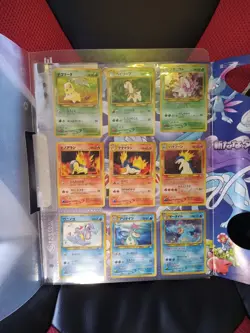 Pokemon Card Folder Neo Genesis 2 Japanese Sealed Vintage Johto Starter Binder - Image 1