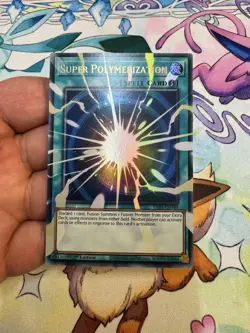 Yu-Gi-Oh RA05-EN149 Super Polymerization Extended Art Ultra Rare 1st Edition NM - Image 1