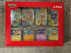 Pokemon TCG: Scarlet & Violet 151 - Sam’s Club Mini Tin Set of 4 Factory Sealed - Image 1