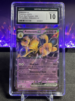 2023 | Pokemon 151 | Alakazam EX Black Star Promos | CGC 10 - Image 1