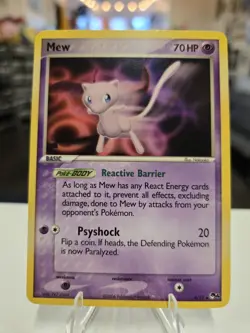 Pokemon TCG - Pop Series 4 - Mew 4/17 Non-Holo Card -2006 - LP+ - Image 1