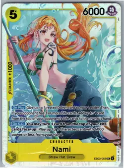 Nami (053) EB-03 EB03-053 Foil SR NM Extra Booster: One Piece Heroines Edition - Image 1