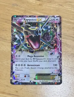 Pokemon Rayquaza EX (Shiny) Holo Promo XY Promos XY69 LP - Image 1