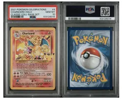 PSA 10 Charizard 4/102 Celebrations Classic Collection Pokemon Card GEM MINT - Image 1