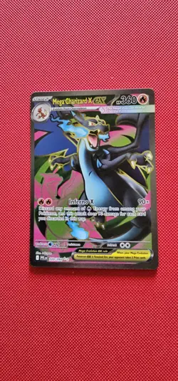 Mega Charizard X ex 109/094 Phantasmal Flames Ultra Rare Holo NM/MINT Pokemon - Image 1