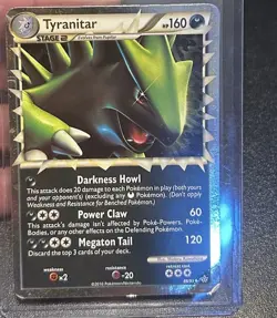 Tyranitar (Prime) 88/95 Unleashed Holo Ultra Rare ENG 160HP Pokemon TCG HP - Image 2