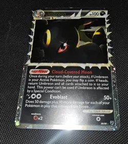 Umbreon Prime 86/90 Undaunted Holo Ultra Rare English 2010 Pokemon TCG - Image 3