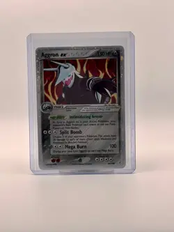 Pokemon TCG 2006 Aggron ex 89/100 EX Crystal Guardians Holo Ultra Rare - MP - Image 1