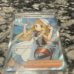 Lillie's Determination 169/132 Secret Rare Pokemon Mega Evolution Full Art NM/M - Image 4