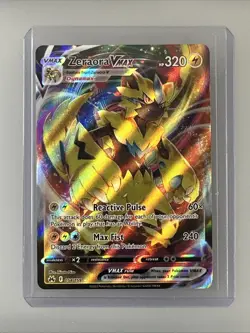 Pokemon TCG Zeraora VMAX Holo Ultra Rare Card Crown Zenith 054/159 NM Condition - Image 1