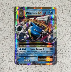 Pokemon TCG M Blastoise EX 22/108 Evolutions Mega Full Art Holo Ultra Rare - Image 1