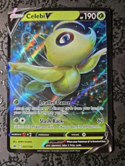 Pokemon TCG Celebi v Chilling Reign Holo Ultra Rare Card 007/198 - Image 3