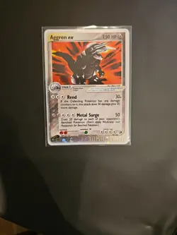 Aggron EX 95/100 EX Sandstorm Ultra Rare Holo Pokemon Card TCG 2003 - Image 3