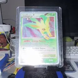 Leafeon LV.X 99/100 Majestic Dawn Holo Ultra Rare Pokemon TCG Card English 110HP - Image 1