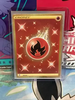 Pokemon TCG - Fire Energy 284/264 Fusion Strike Gold Secret Rare NM - Image 3