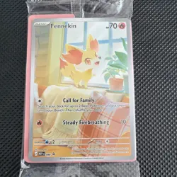 Fennekin 080 Holo Promo ME: Mega Evolution Promo Pokemon NM SEALED Chaos Rising - Image 1