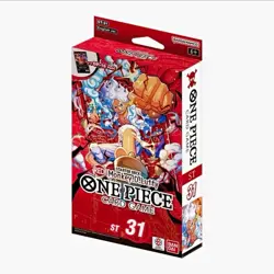 ONE PIECE Card Game Starter Deck ST-31 Red Monkey D. Luffy English - PRE ORDER - Image 1