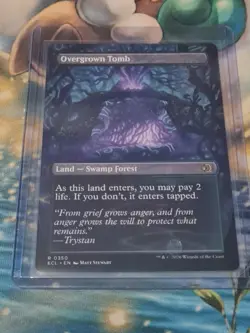 Magic the Gathering MTG - 1 x Borderless Overgrown Tomb - Lorwyn Eclipsed - NM - Image 2