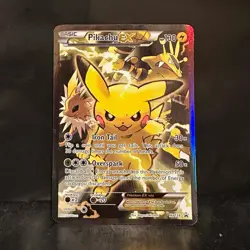 Pikachu EX XY124 Black Star Promo Full Art Holo 2016 Pokemon TCG English Rare - Image 1
