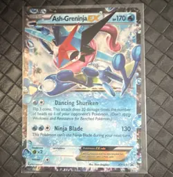 Pokemon TCG Ash-Greninja EX XY133 XY Black Star Promo Holo ENG 2016 170HP - Image 1