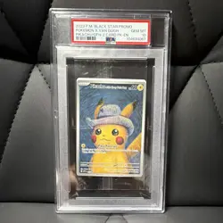Pokemon Pikachu with Grey Felt Hat Black Star Promo Holo PSA 10 English 2023 - Image 1