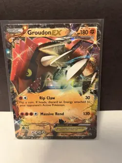 Pokemon TCG Groudon EX XY42 XY Black Star Promo Holo English- NM - Image 1