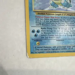 Pokemon TCG Blastoise 2/102 Base Set Holo Rare English 100 HP Stage 2 1999 - Image 3