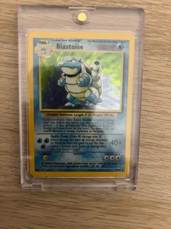 Blastoise 2/102 Base Set Holo Rare Pokemon TCG Card English 1999 WOTC! - Image 1